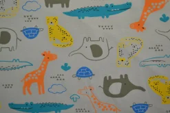 Coupon 190cm x 150cm | Katoen tricot Royal – Safari zilvergrijs