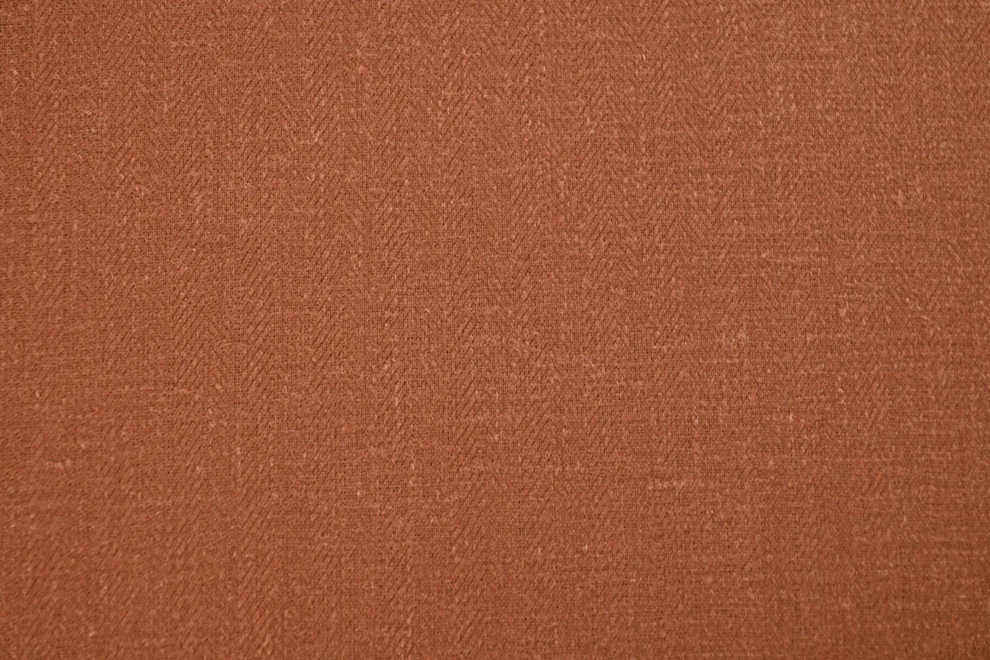 Coupon 100cm x 140cm | Linnen / viscose – Warm brown herringbone
