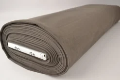 Coupon 130cm x 140cm | Meubelstof – Donker taupe suédelook