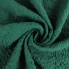 Coupon 150cm x 145cm | Stretch viscose bouclé – Donker oudgroen