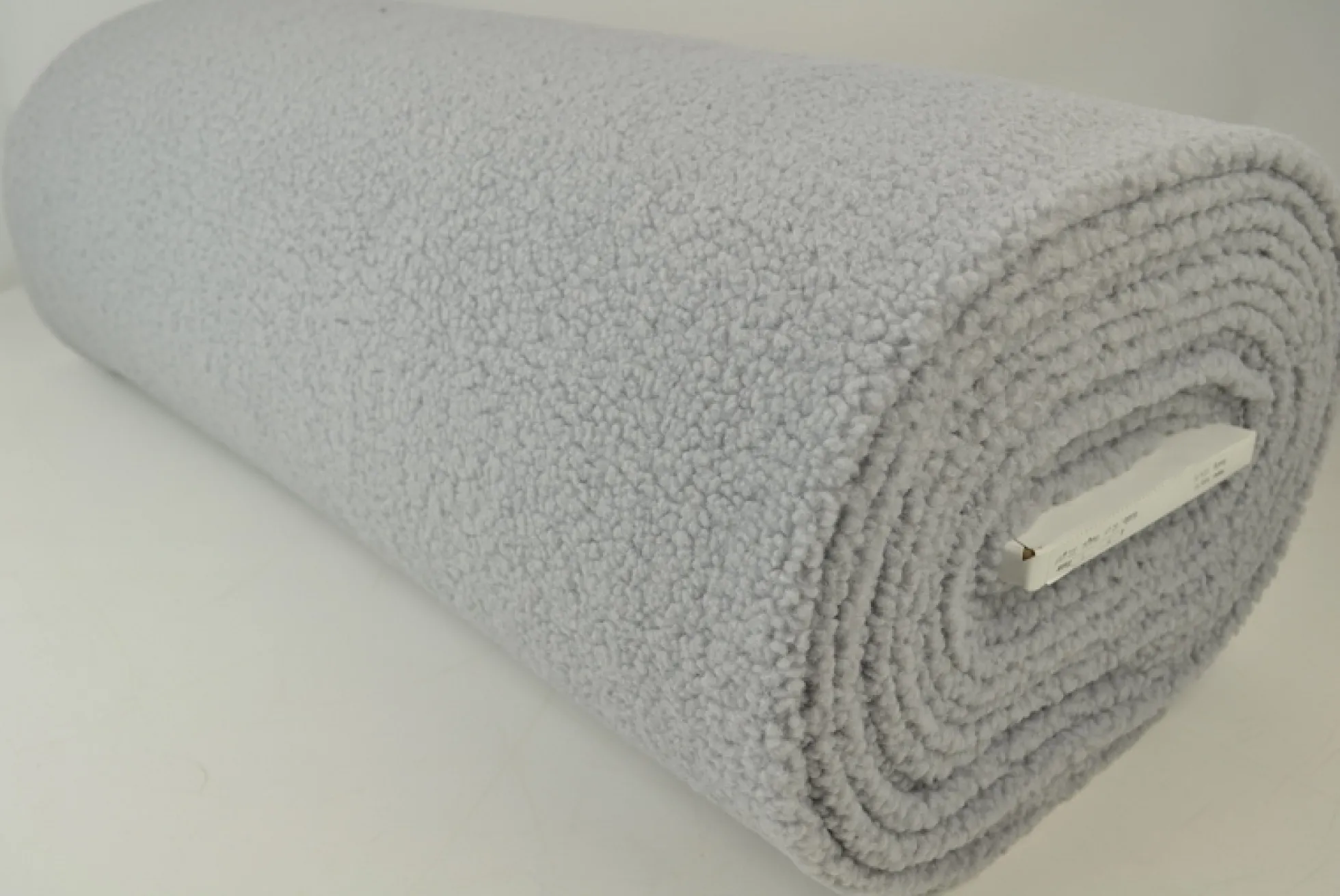 Coupon 90cm x 160cm | Teddy / borg – Zilvergrijs