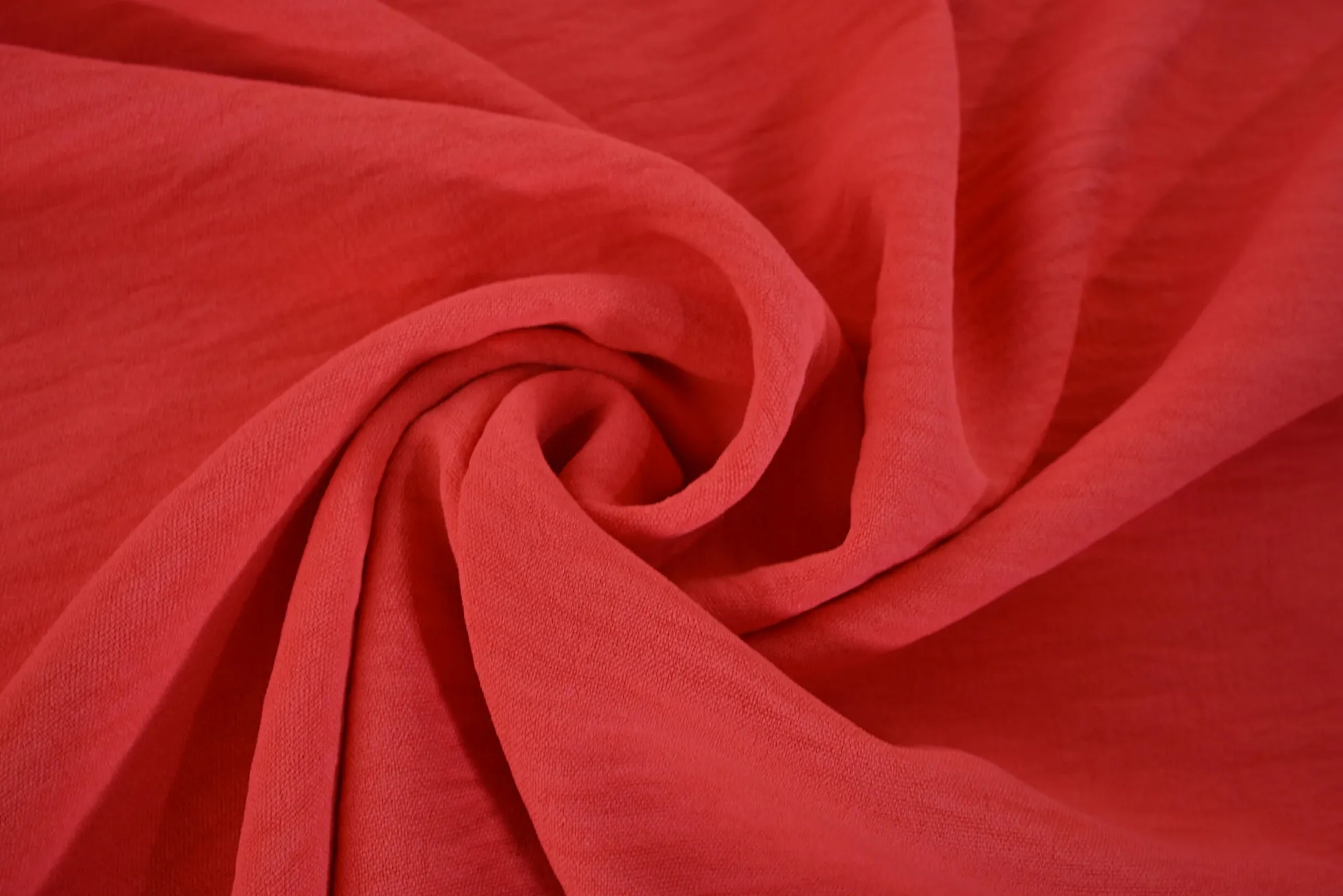 Coupon 150cm x 145cm | Viscose crêpe – Koraal