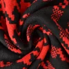 Coupon 100cm x 150cm | Wollen stof – Zwart & rood Prince de Galles ruit
