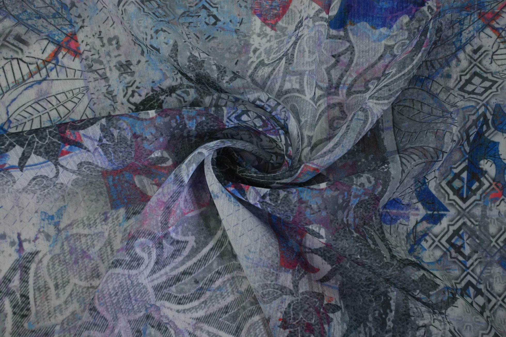 Crinkle chiffon – Fantasy baroque