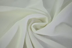 Crêpe / Bubble chiffon – Gebroken wit