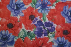 Decostof – Red and blue poppy