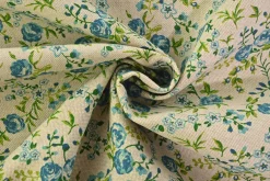 Decostof – Sky Blue Cottage Bloom