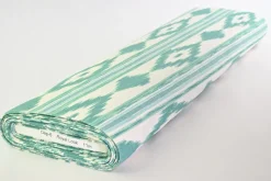 Decostof – Teal Ikat Horizon