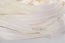 Deelbare YKK Bloktandrits | Gebroken wit – 780 cm