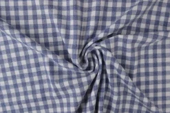Flanel ruit – Donkerblauw & wit