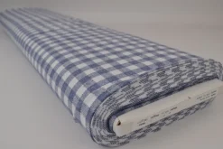 Flanel ruit – Donkerblauw & wit