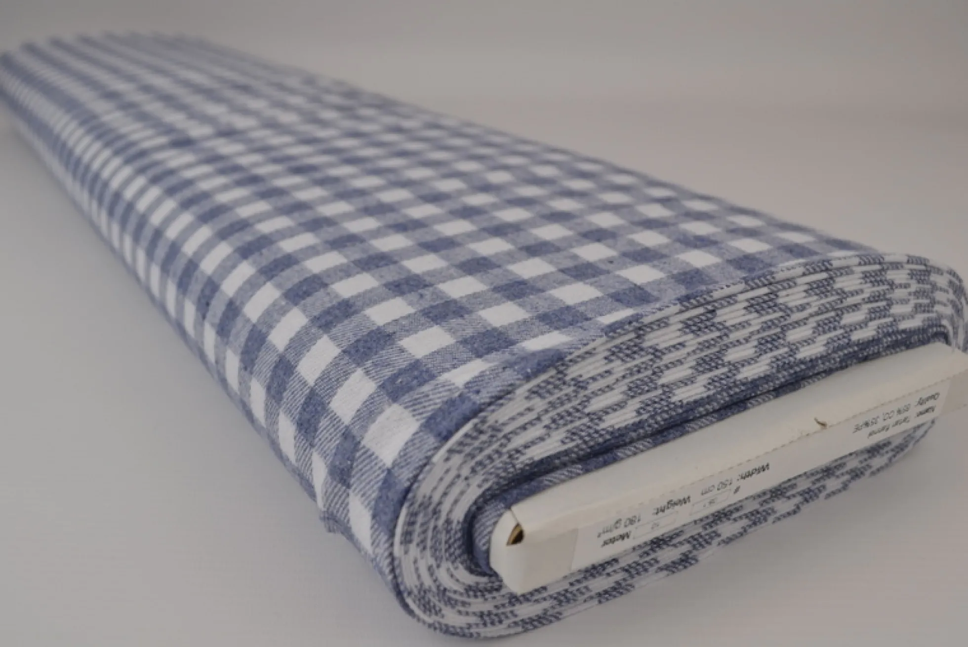 Flanel ruit – Donkerblauw & wit