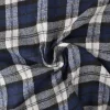 Flanel ruit – Donkerblauw, zwart & wit