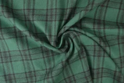 Flanel ruit – Donkergroen & zwart