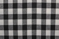 Flanel ruit – Gebroken wit & zwart