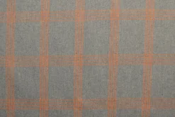 Flanel ruit – Grijs & cognac