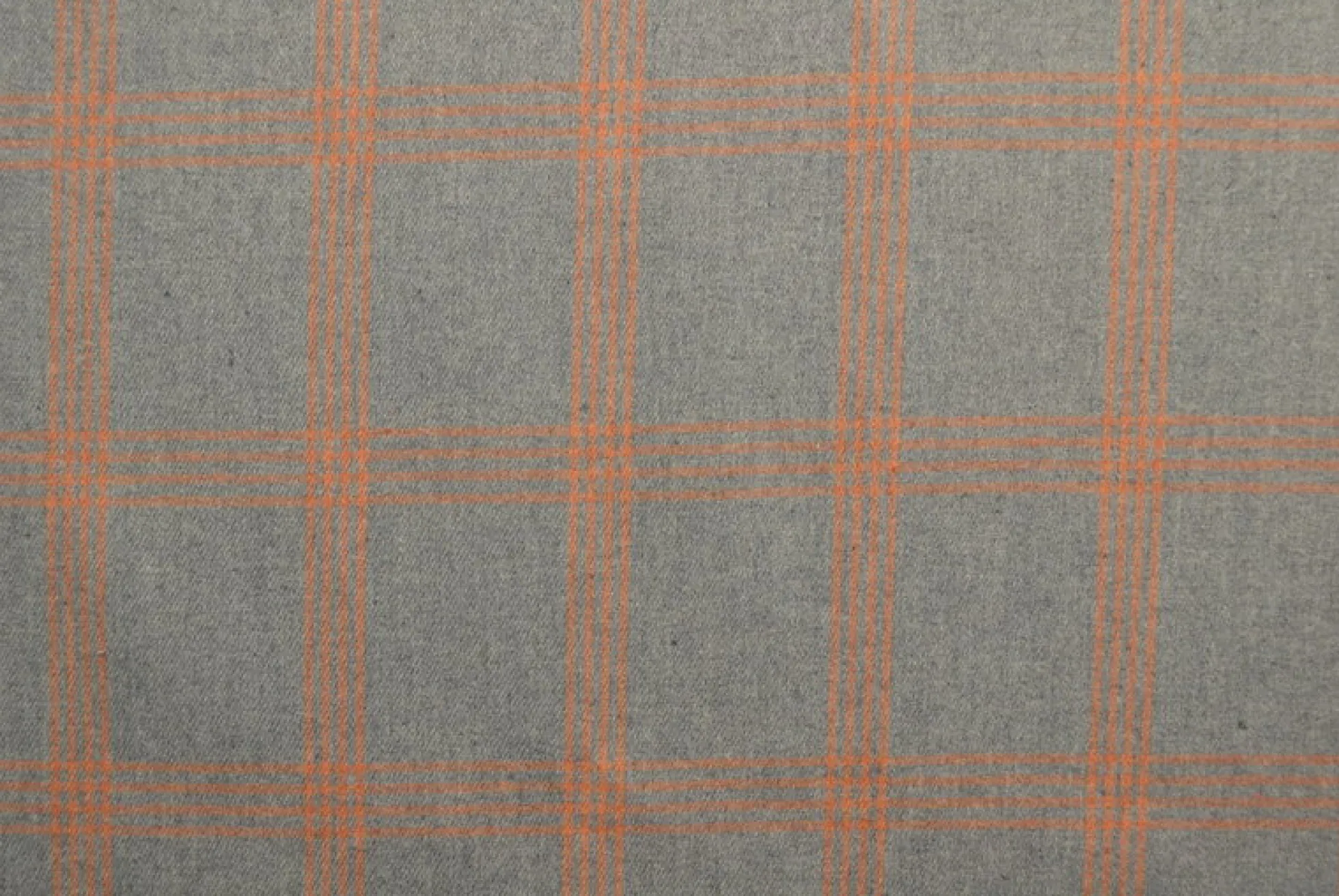 Flanel ruit – Grijs & cognac