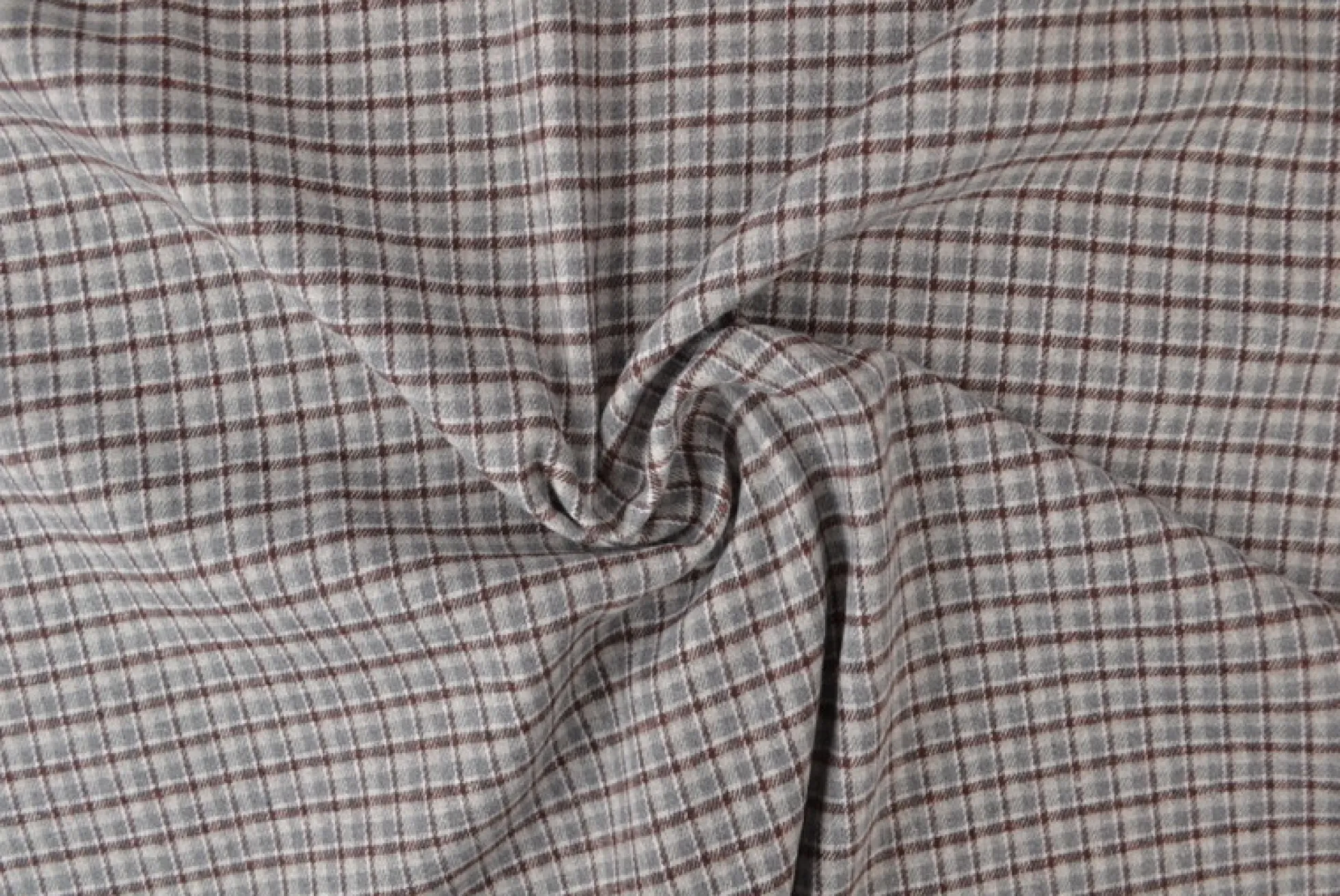 Flanel ruit – Grijs & donkerbruin