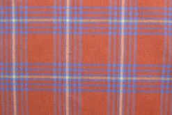 Flanel ruit – Koper, lichtbeige & lichtblauw