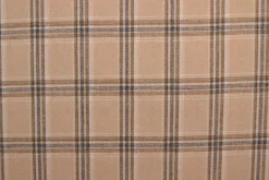 Flanel ruit – Naturel, gebroken wit, donkerblauw & donkerbruin