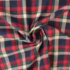Flanel ruit – Navy, creme, groen & rood