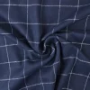Flanel ruit – Navy & gebroken wit