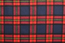 Flanel ruit – Navy, rood & geel