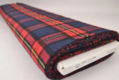 Flanel ruit – Navy, rood & geel