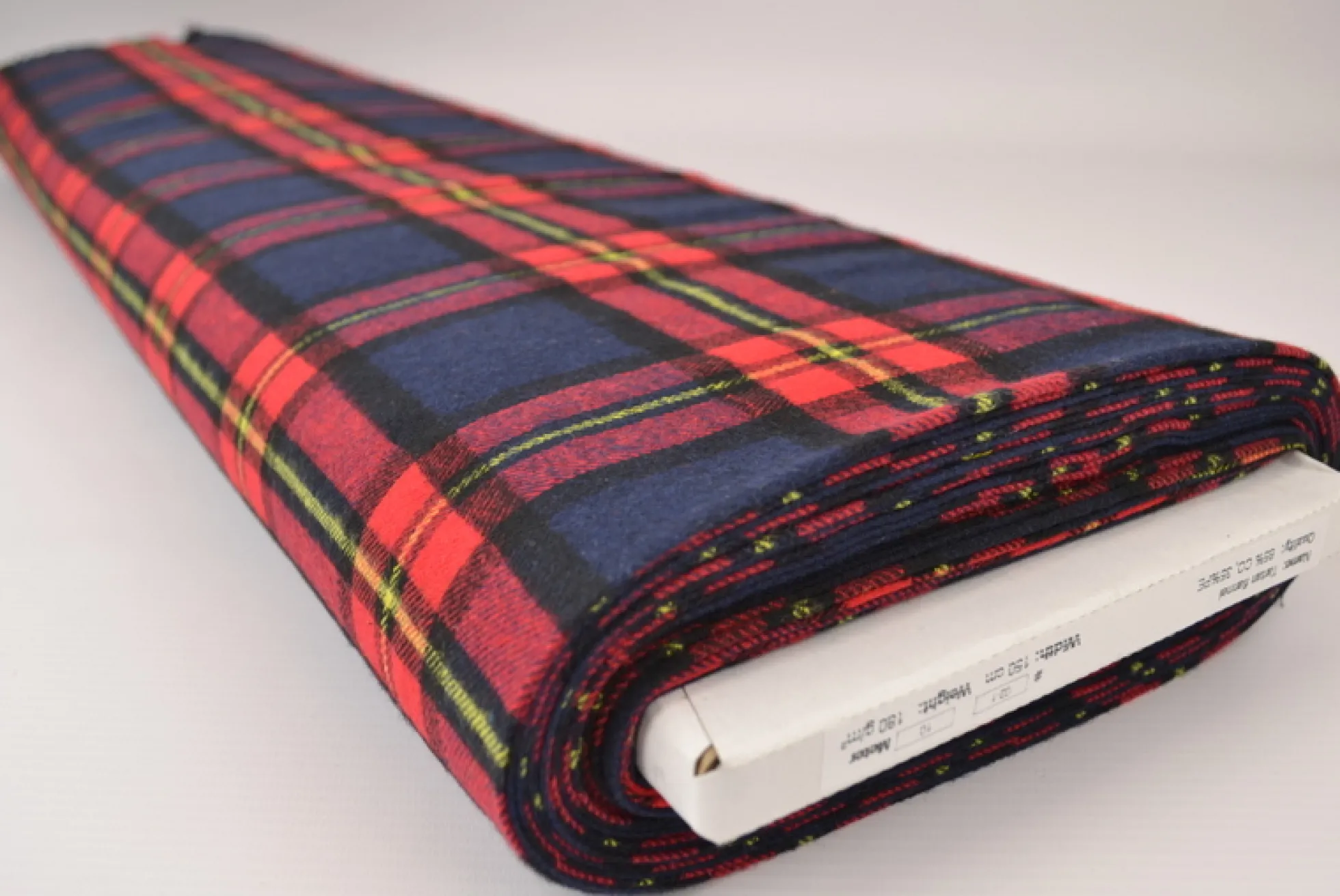 Flanel ruit – Navy, rood & geel