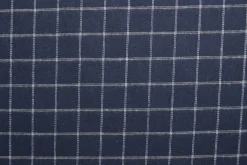 Flanel ruit – Navy & wit
