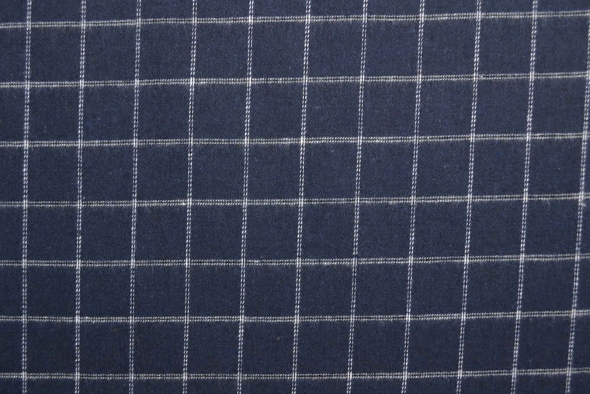 Flanel ruit – Navy & wit
