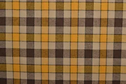 Flanel ruit – Okergeel, beige & bruin