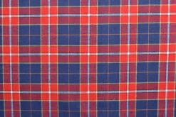 Flanel ruit – Rood, navy, wit & beige