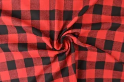 Flanel ruit – Rood & zwart