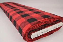 Flanel ruit – Rood & zwart
