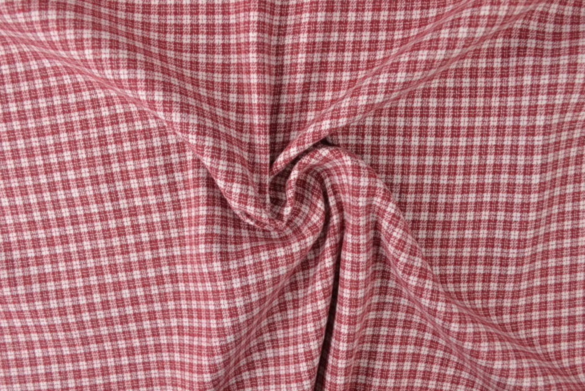 Flanel ruit – Wijnrood & gebroken wit