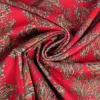 Fluweel stretch – Branches on red