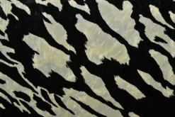 Fluweel stretch – Faded spots offwhite