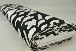 Fluweel stretch – Faded spots offwhite