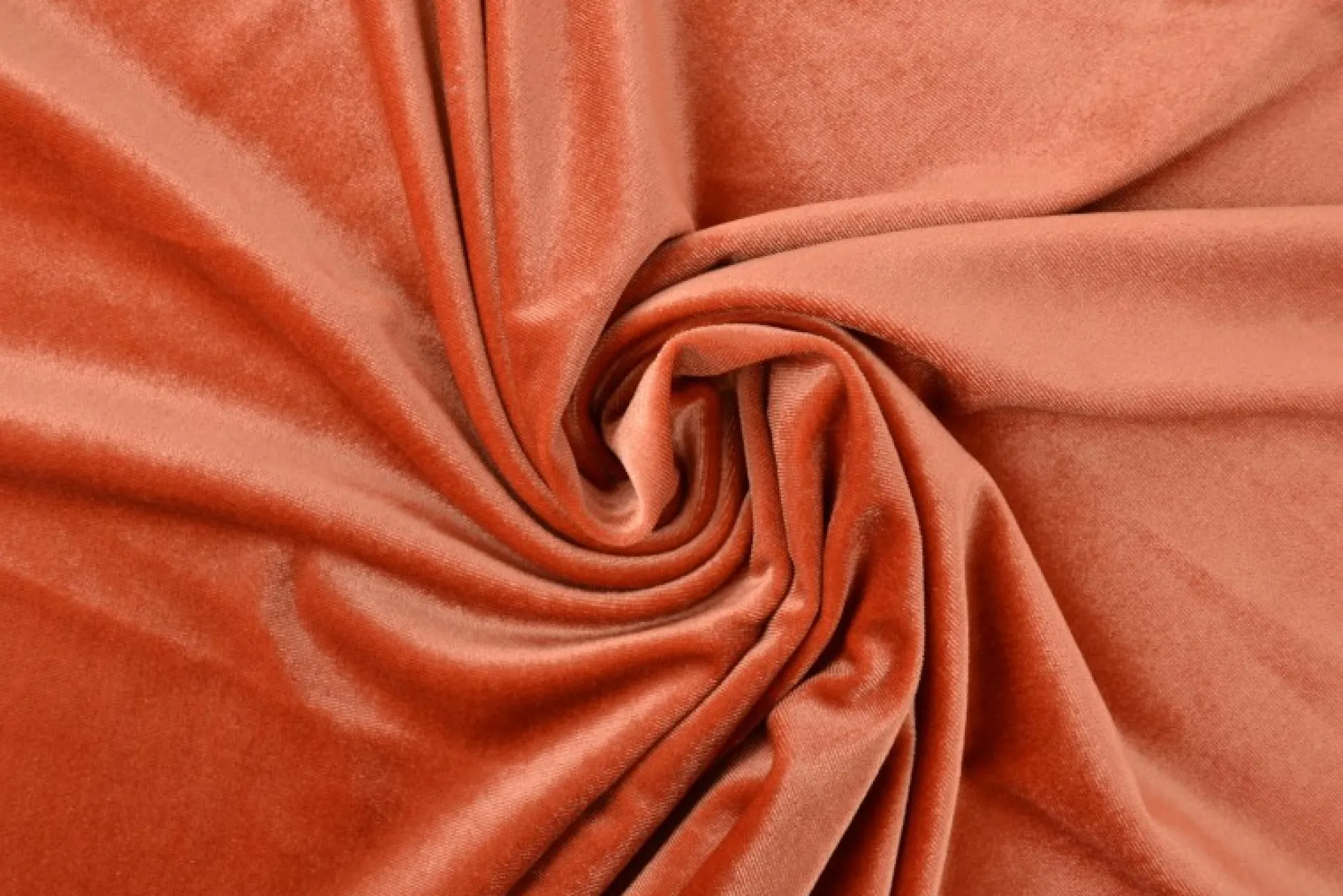 Fluweel stretch: Koper