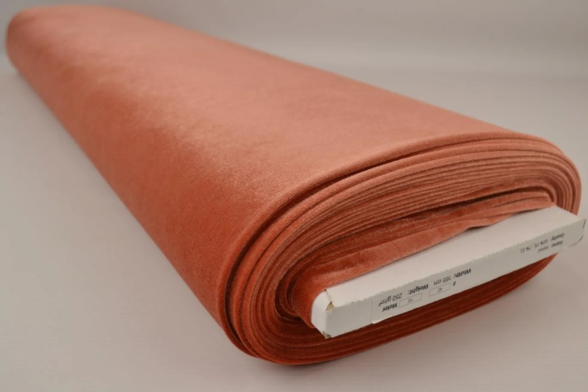 Fluweel stretch: Koper