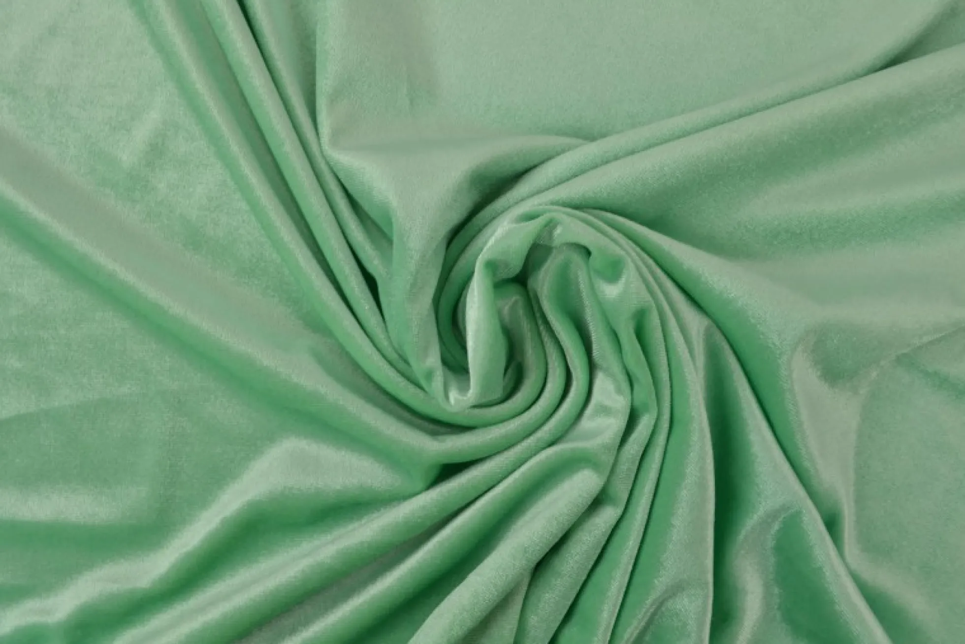 Fluweel stretch: Mintgroen