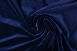 Fluweel stretch: Navy