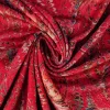 Fluweel stretch – Peacock red