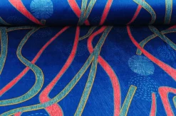 Fluweel stretch – Seaweed dark petrol