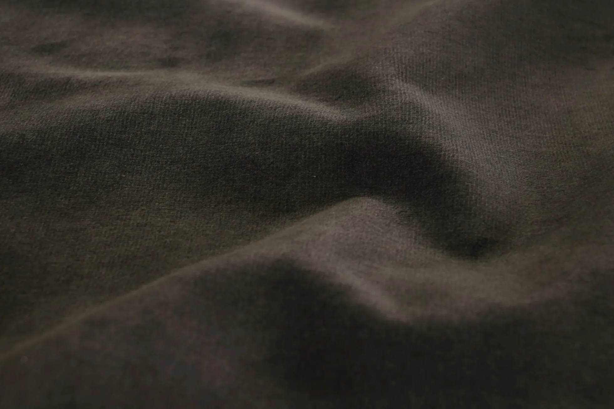 Fluweel / Velours – Donker taupe katoen