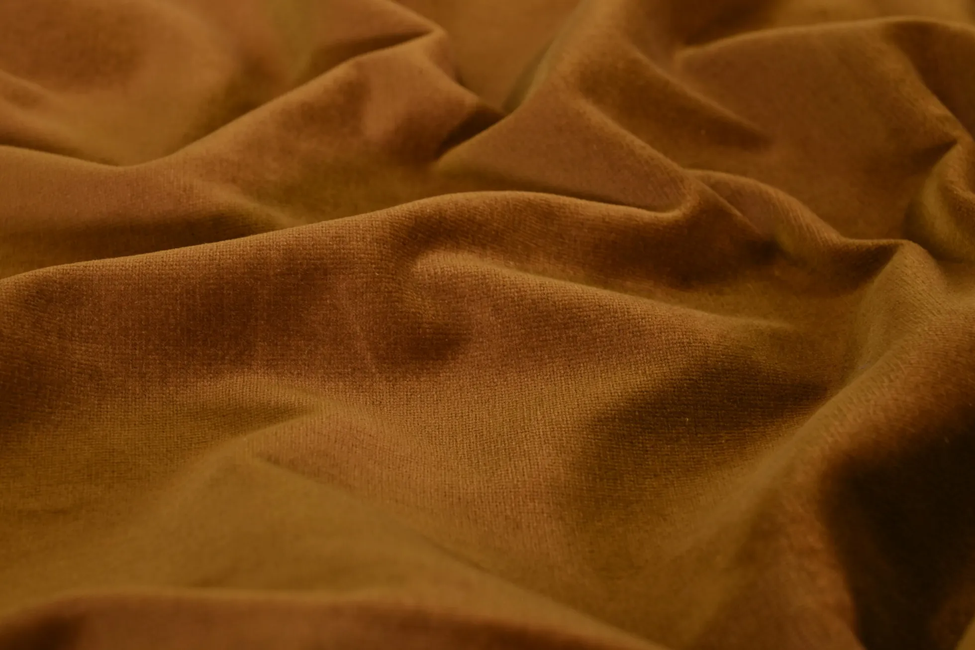 Fluweel / Velours – Kastanjebruin katoen