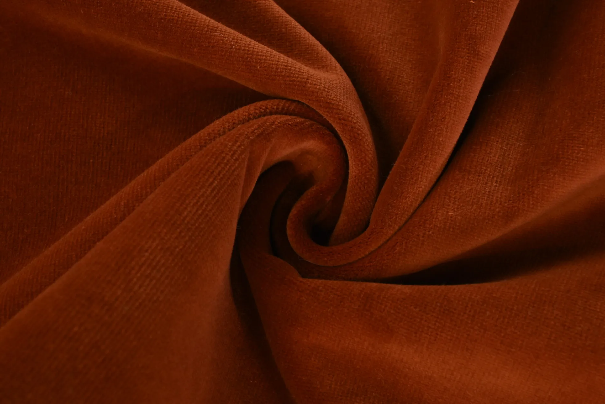 Fluweel / Velours – Terracotta katoen