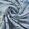 French terry – Blue Ink Moths