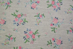 French terry – Linen Rose Meadow